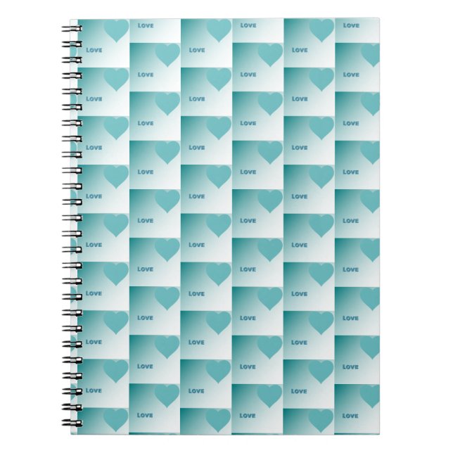 Caderno Espiral Love. (Frente)