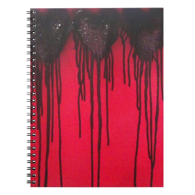 Caderno Espiral Love Bleeds Black (Frente)
