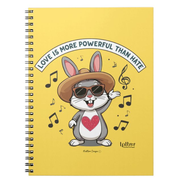 CADERNO ESPIRAL LOVE BUNNY NOTEBOOK (Frente)