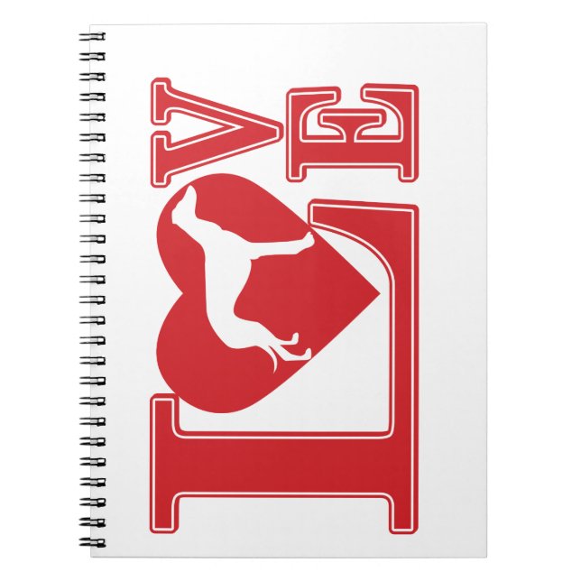 Caderno Espiral LOVE-Greyhound (Frente)
