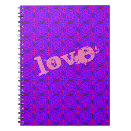 CADERNO ESPIRAL LOVE PINK MANDALA NOTEBOOK