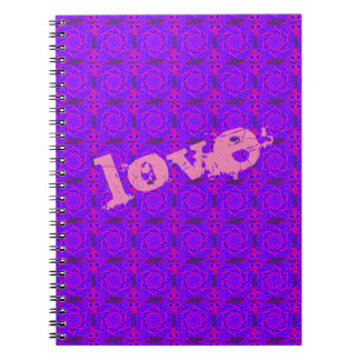 CADERNO ESPIRAL LOVE PINK MANDALA NOTEBOOK
