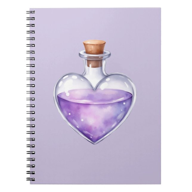 Caderno Espiral  Love Potion Personalized Spiral Notebook (Frente)