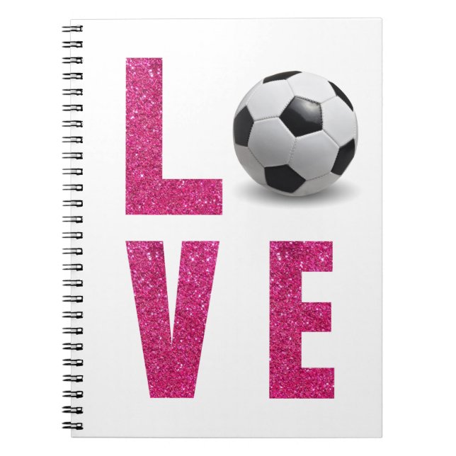 Caderno Espiral Love Soccer (Frente)