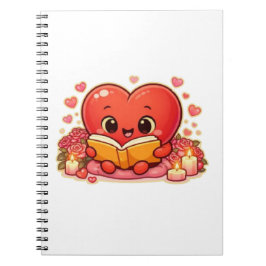 Caderno Espiral Love Stories Begin Within the Heart