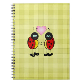 Caderno Espiral Lovebugs Picnic