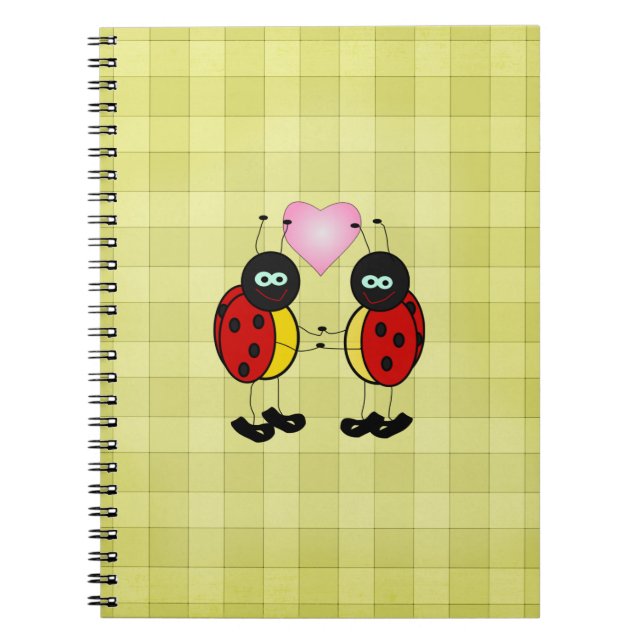 Caderno Espiral Lovebugs Picnic (Frente)
