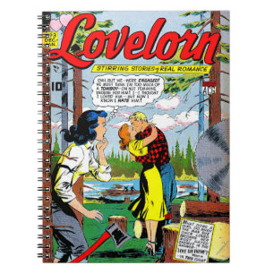 Caderno Espiral Lovelorn Betrayal Romance Histórias em quadrinhos