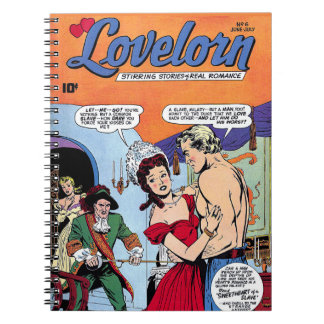 Caderno Espiral Lovelorn My Slave Romance Vintage Histórias em qua