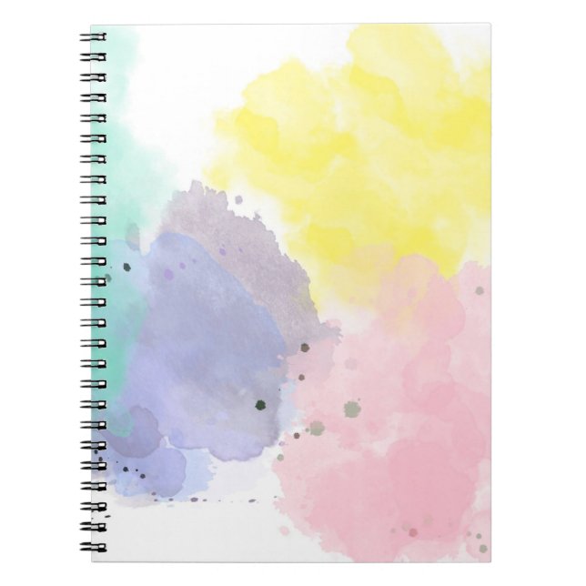 Caderno Espiral Lovely Colors With a Gentle Touch   (Frente)