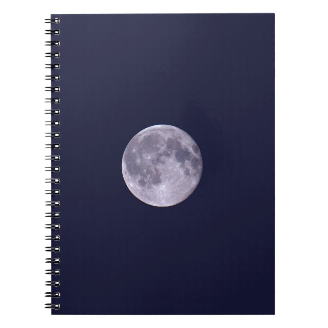 Caderno Espiral Lua Azul (Frente)
