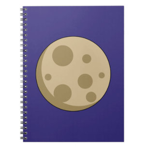Caderno Espiral Lua cheia