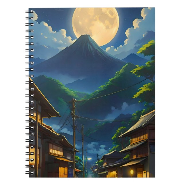 Caderno Espiral Lua de Java (Frente)