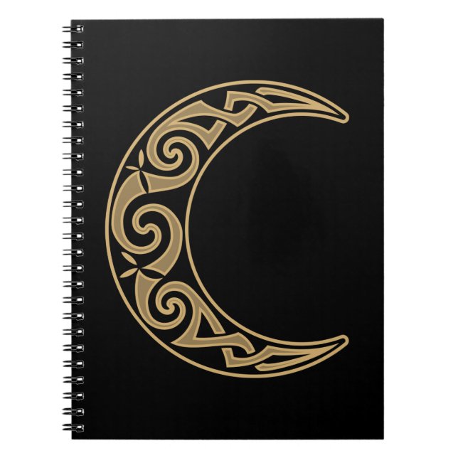 Caderno Espiral Lua do Crescente Celular (Frente)