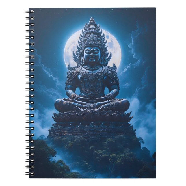 Caderno Espiral Lua do Guardião Silencioso (Frente)
