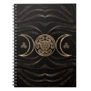 Caderno Espiral Lua tripla de Hecate de roda