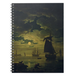 Caderno Espiral Luar sobre Palermo Alta Fidelidade Arte Refinada