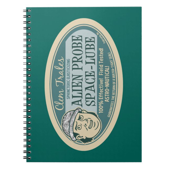 Caderno Espiral Lubrificação espacial (Frente)