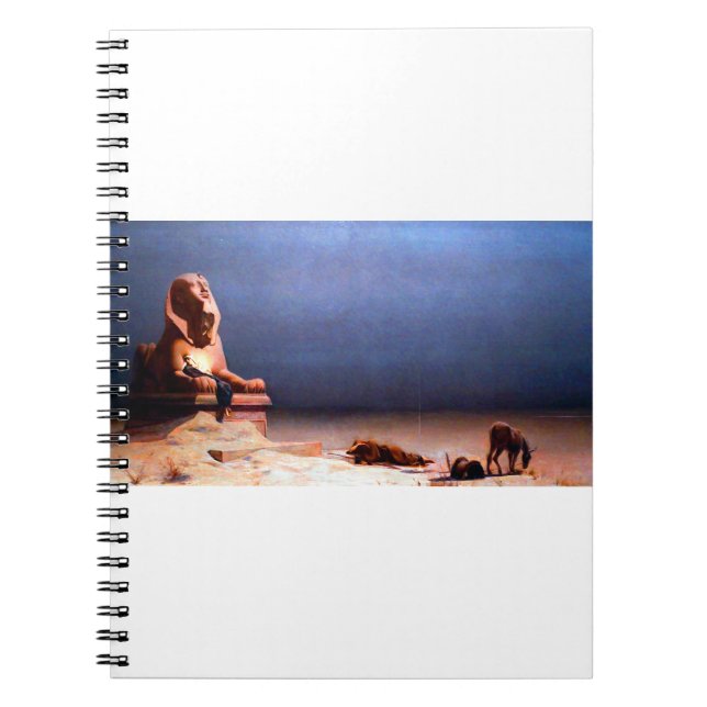 Caderno Espiral Luc Olivier Merson Rest no voo para o Egito (Frente)