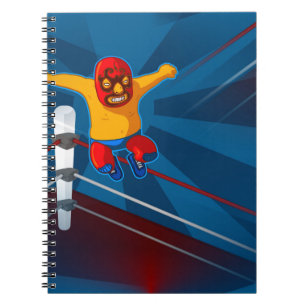 Caderno Espiral luchador
