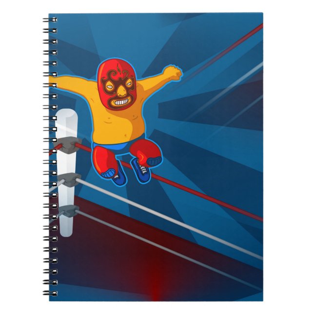 Caderno Espiral luchador (Frente)