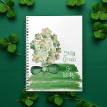 Lucky Shamrock Clover Watercolor