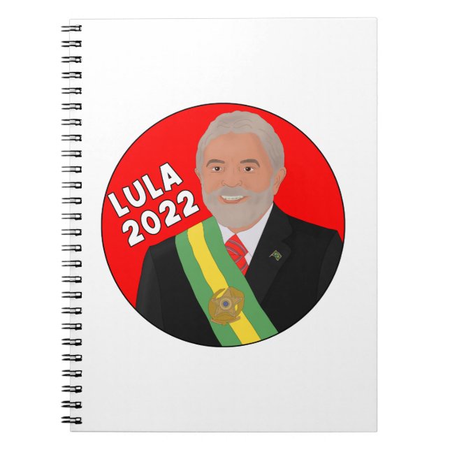 Caderno Espiral Lula 2022 (Frente)
