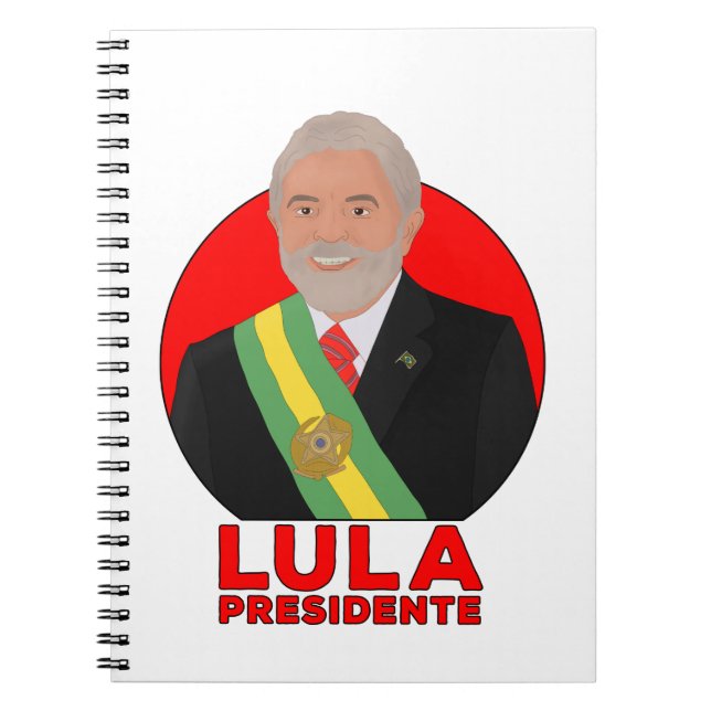 Caderno Espiral Lula 2022 (Frente)