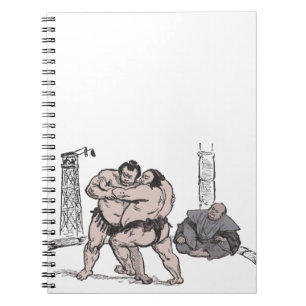 Caderno Espiral Lutadores do Sumo