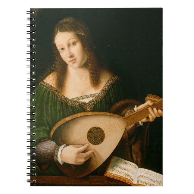 Caderno Espiral Lute Player (Frente)