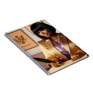 Caderno Espiral Luxuoso Tema Notário