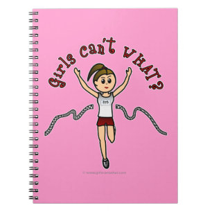 Caderno Espiral Luz corredora no Uniforme Vermelho