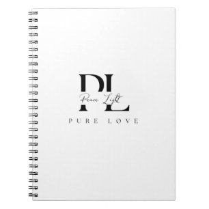 Caderno Espiral “Luz da Paz – Logotipo Amor Puro