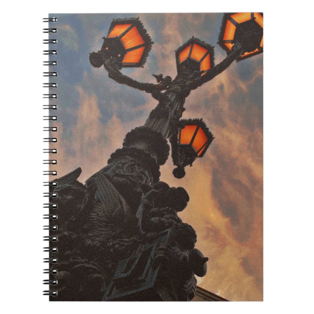 Caderno Espiral luz da rua  (Frente)