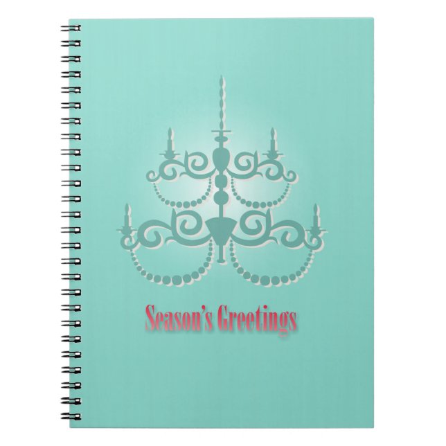 Caderno Espiral Luzes de Natal (Frente)