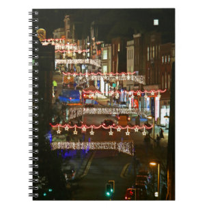 Caderno Espiral Luzes de Natal Guildford