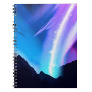Caderno Espiral Luzes do Norte