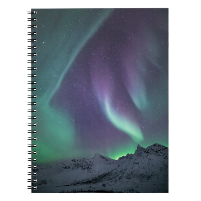 Caderno Espiral Luzes do norte (Frente)