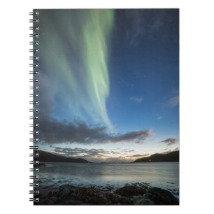 Caderno Espiral Luzes do norte na Noruega