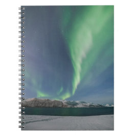 Caderno Espiral Luzes do norte na Noruega