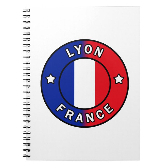 Caderno Espiral Lyon França (Frente)