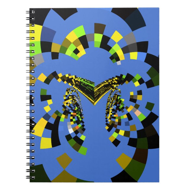 Caderno Espiral M Azul (Frente)