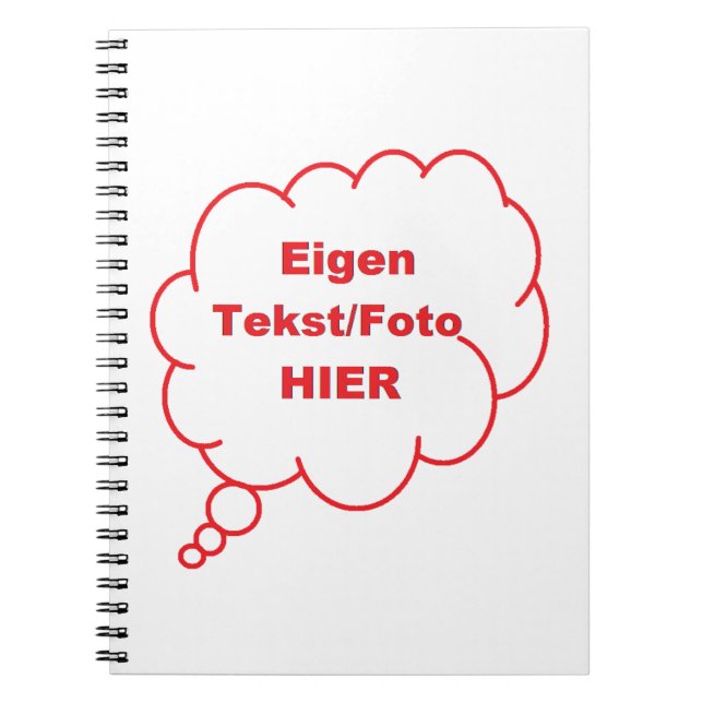 Caderno Espiral Maak je eigen (Frente)