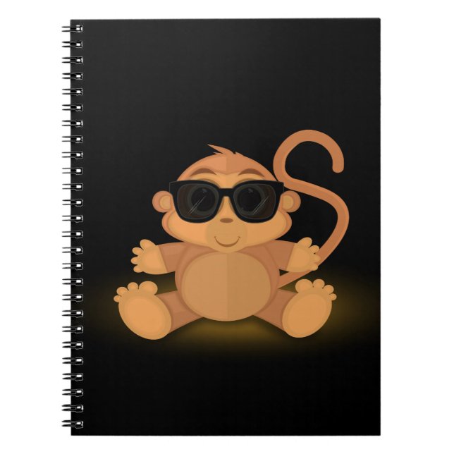 Caderno Espiral Macaco legal 2 (Frente)
