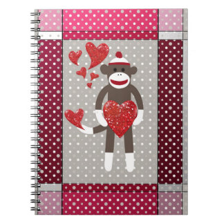 Caderno Espiral Macaco no amor