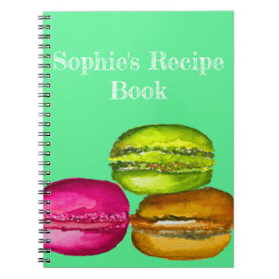 Caderno Espiral Macarons coloridos, a aquarela é funky