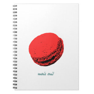Caderno Espiral macarrão de morango