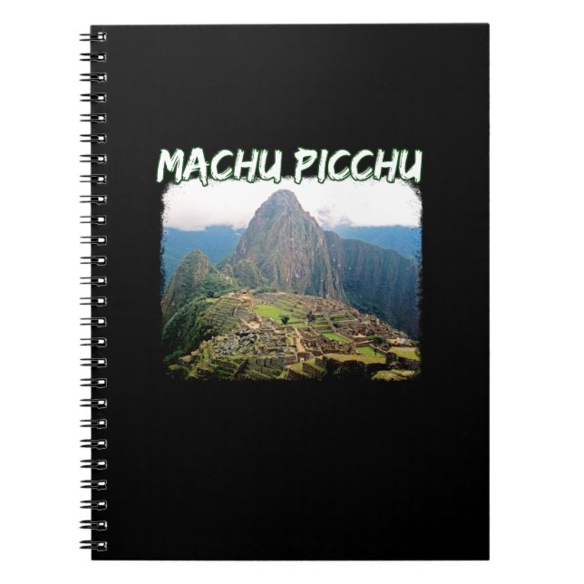 Caderno Espiral Machu Picchu Peru - Montanha Huayna Picchu (Frente)