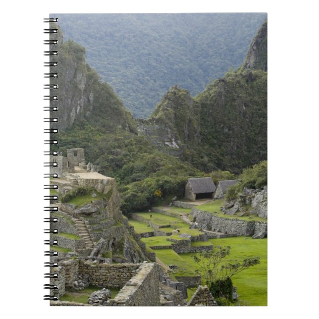 Caderno Espiral Machu Picchu, ruínas da cidade inca, Peru. 2 (Frente)