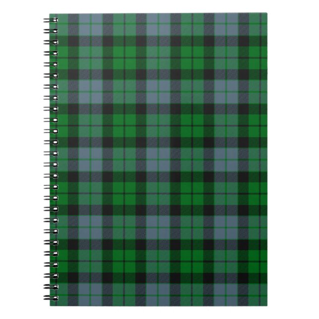 Caderno Espiral MacKay/almofada de escrita Tartan de McCoy (Frente)